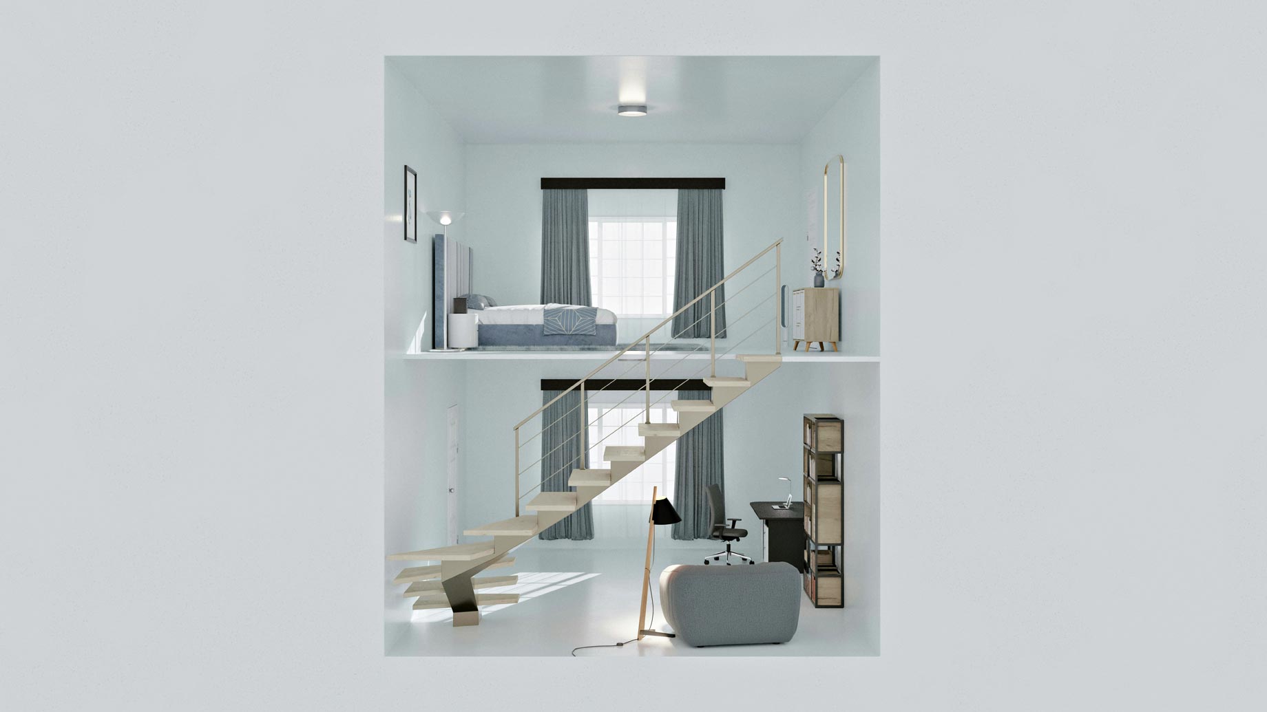 Minimalistic Studio Apartment