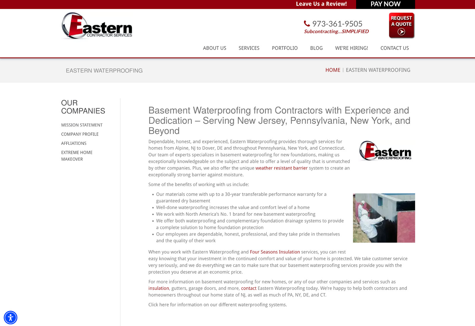 Eastern Waterproofing