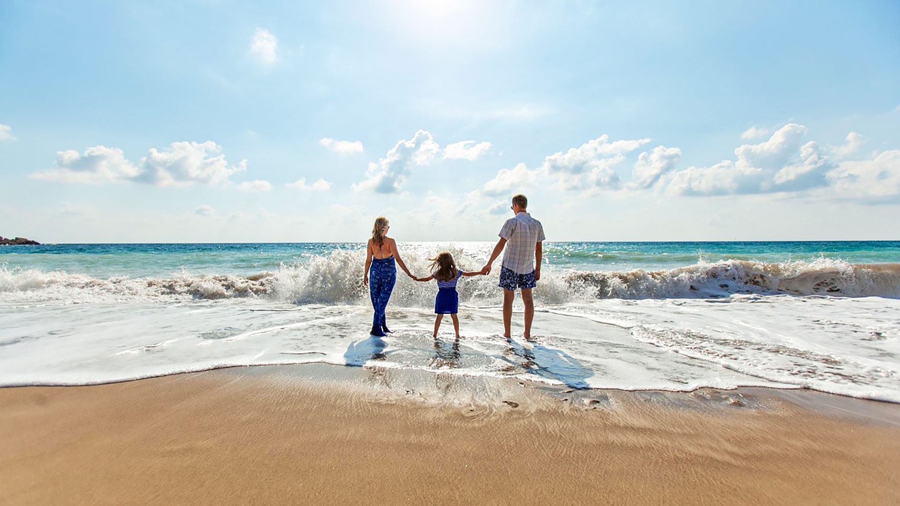 Family on Vacation at the Beach
