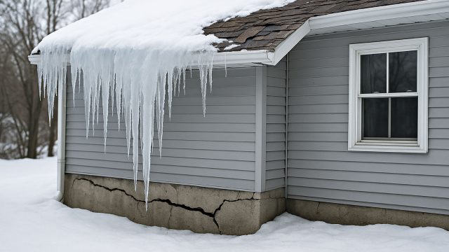 How Winter's Freeze-Thaw Cycle Slowly Tears Homes Apart