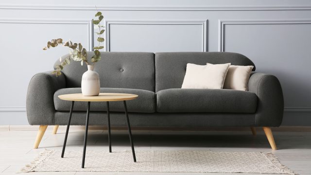 Soft Sofa and Cushions in a Luxury Home