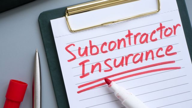 Subcontractor Insurance