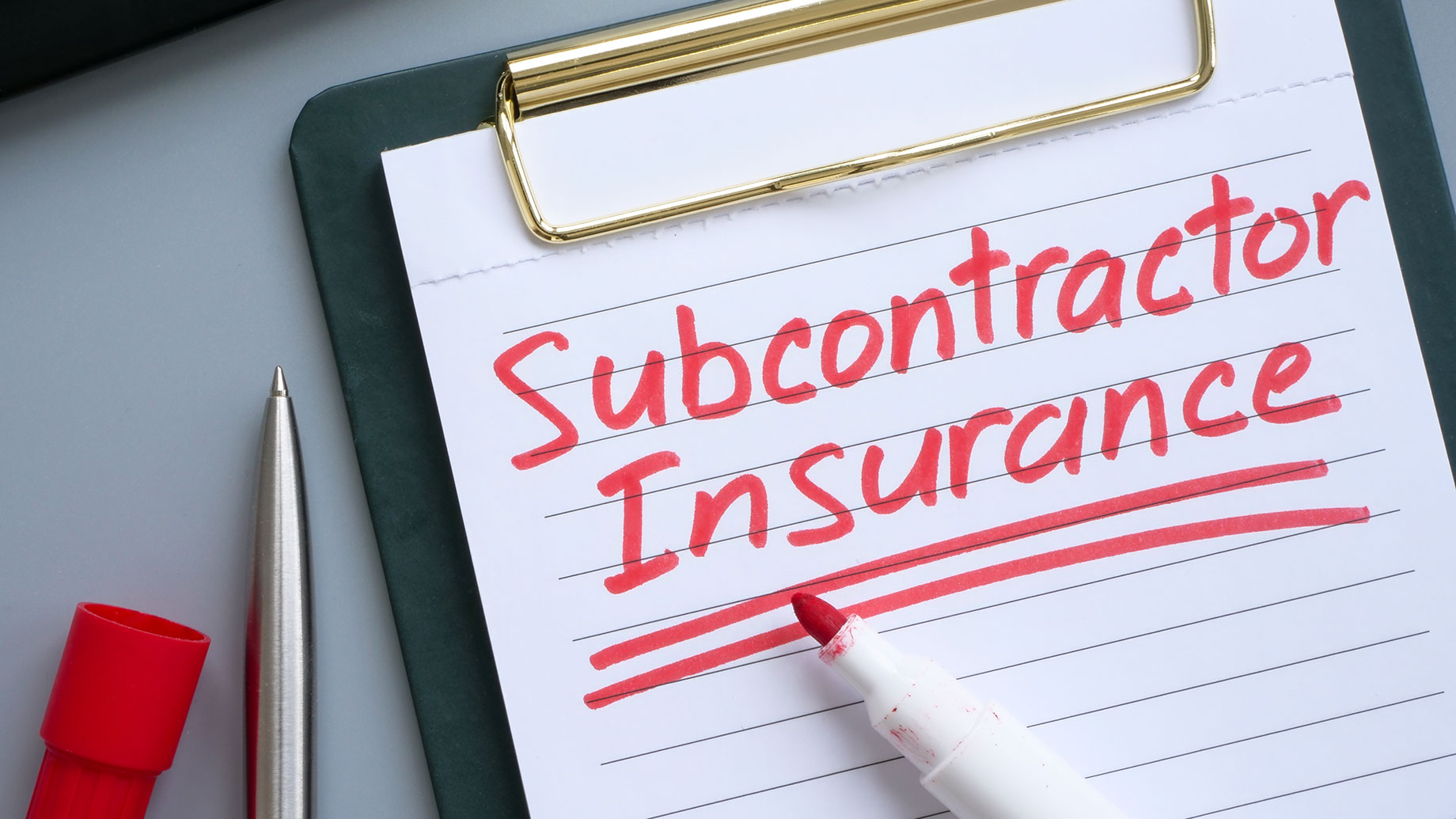 Subcontractor Insurance