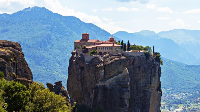 The Monastery of the Holy Trinity - The Third Oldest Monastery in Meteora, Greece and the Most Difficult to Reach