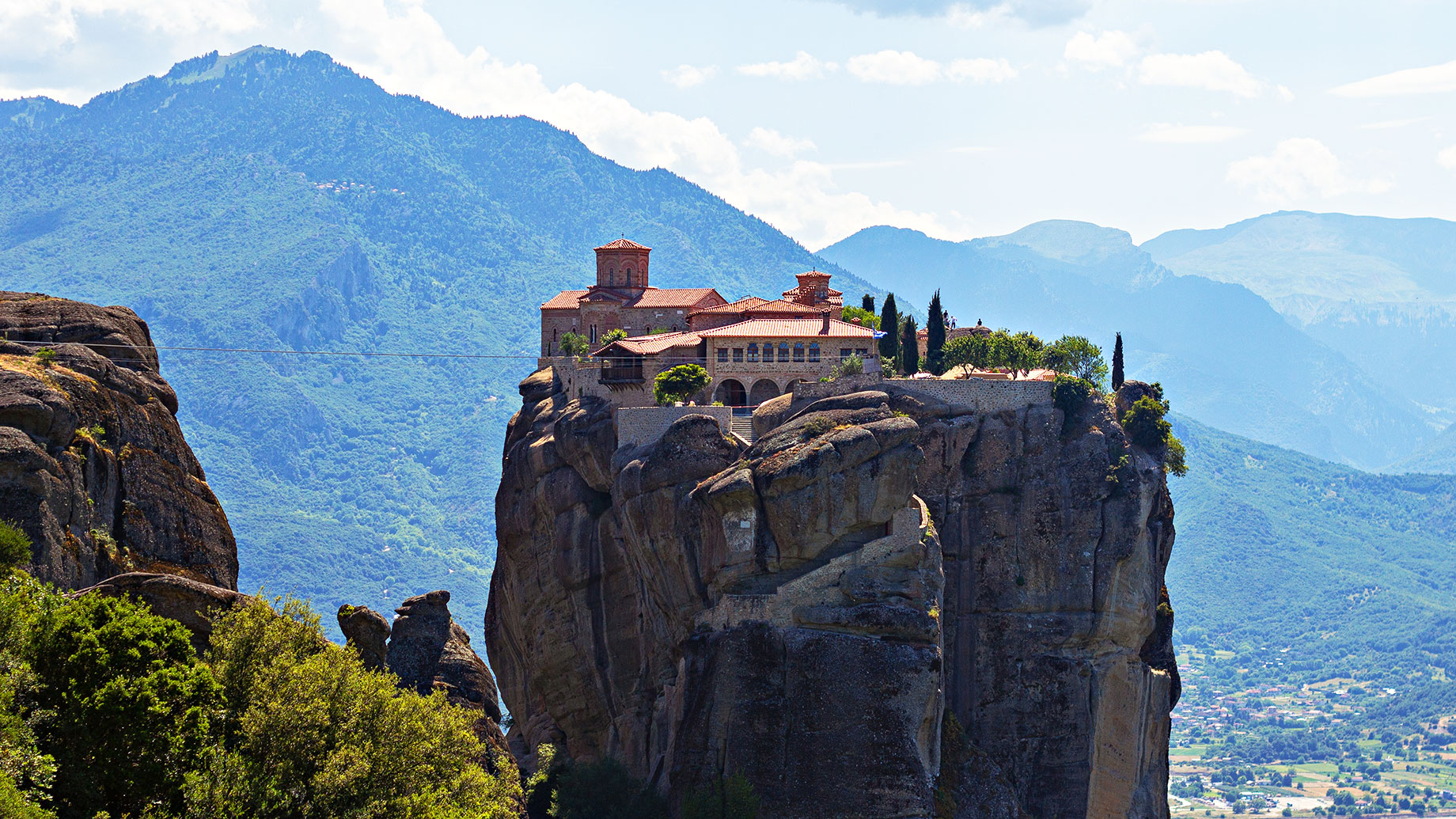 The Monastery of the Holy Trinity - The Third Oldest Monastery in Meteora, Greece and the Most Difficult to Reach