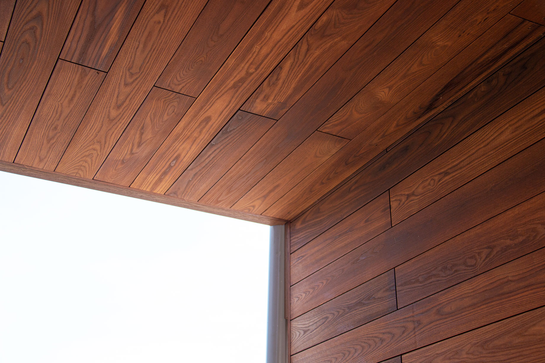 Thermo Wood Cladding on a Modern Luxury House