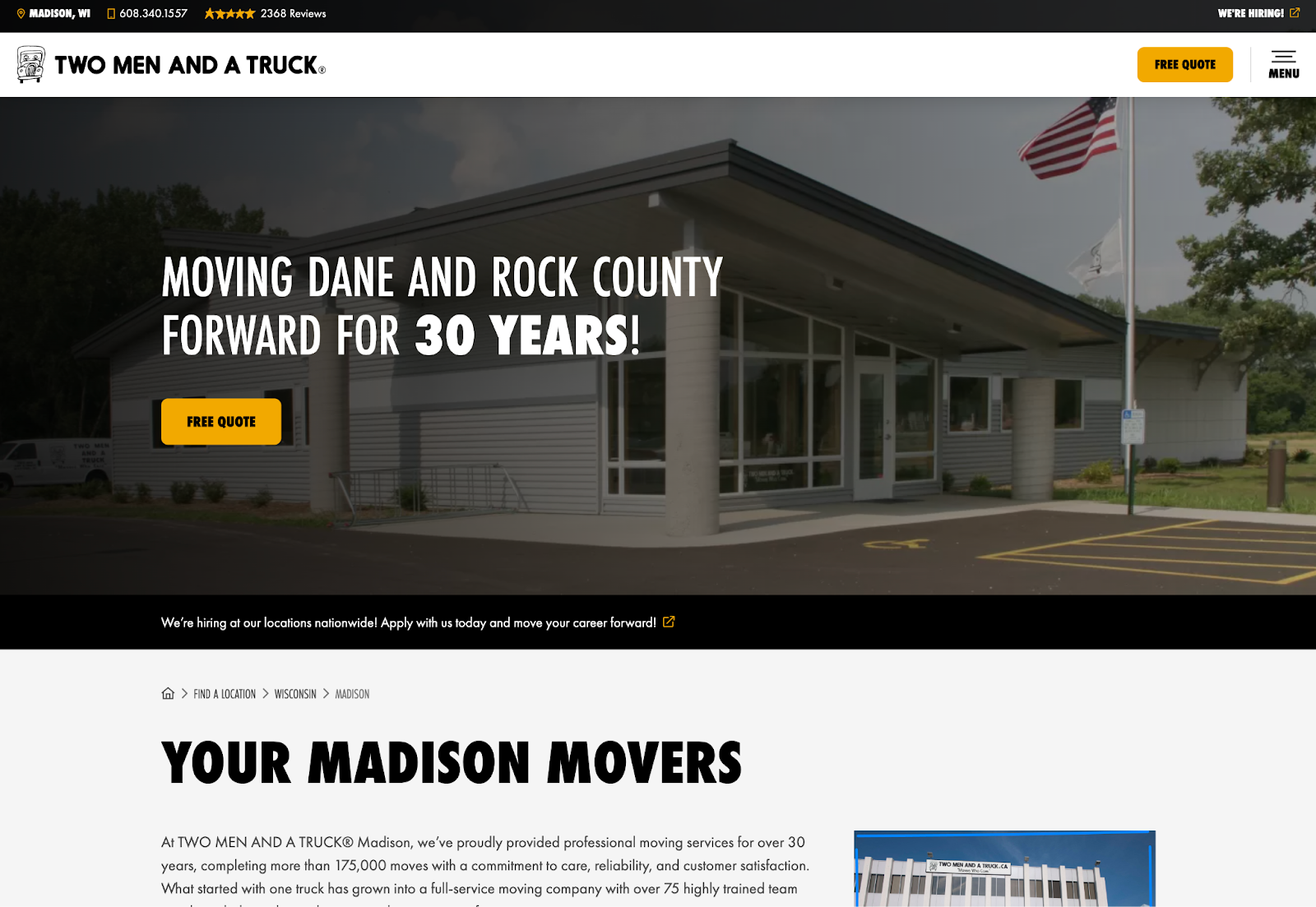 Two Men and a Truck Madison