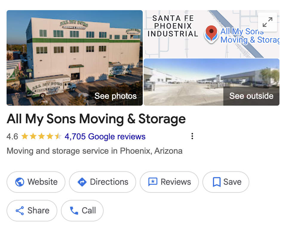 All My Sons Moving & Storage