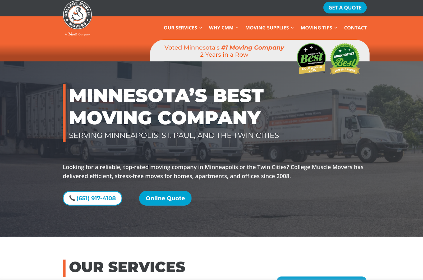 College Muscle Movers