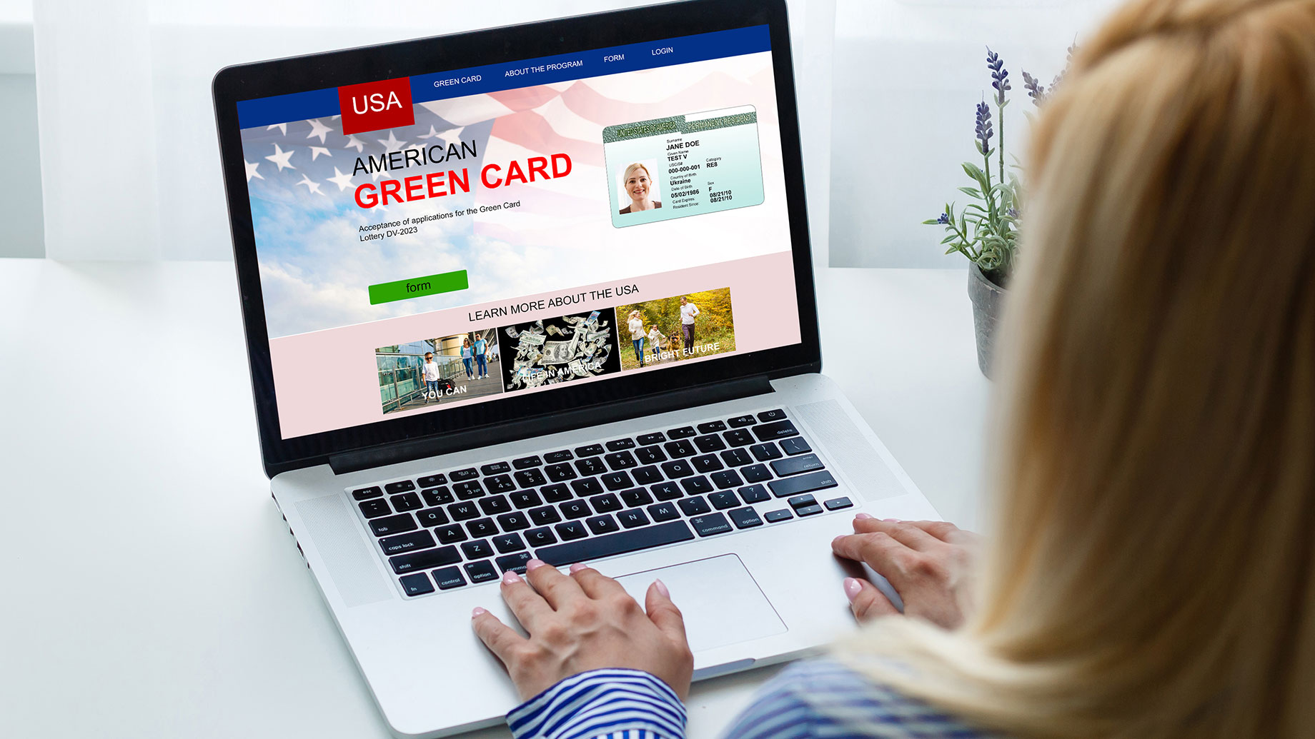 Applying Online for an American Green Card