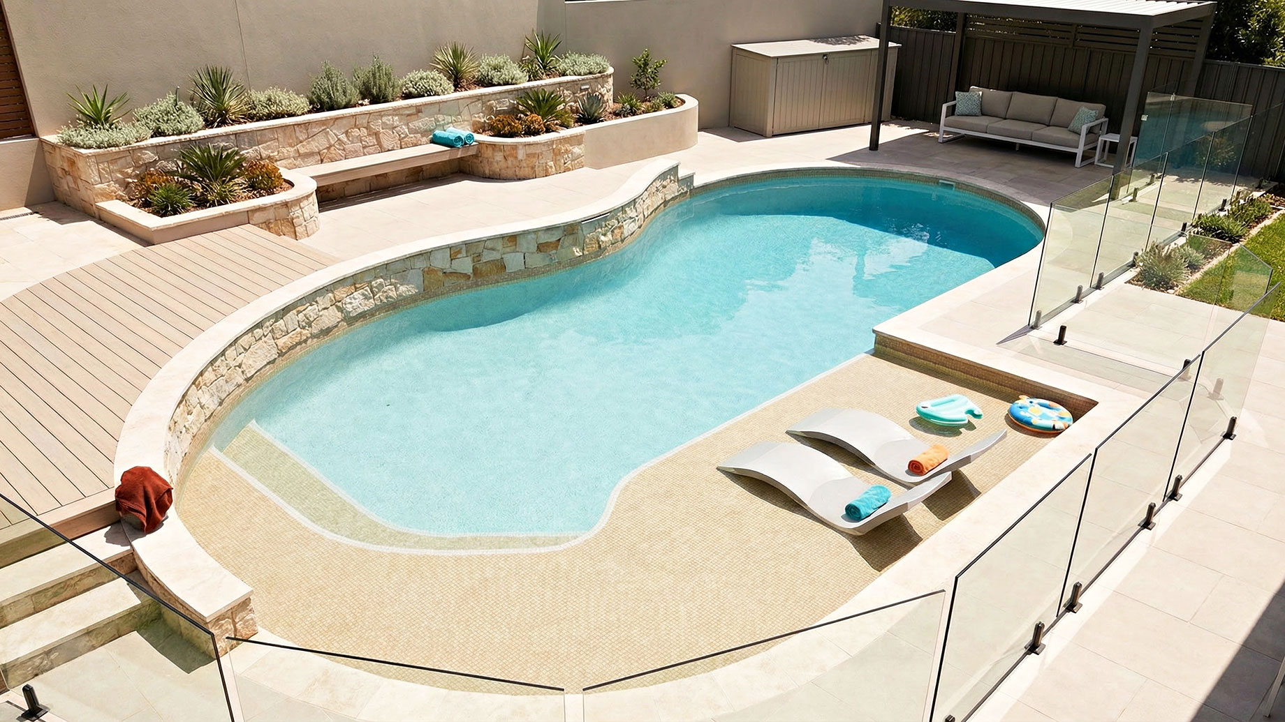 Custom Backyard Pool