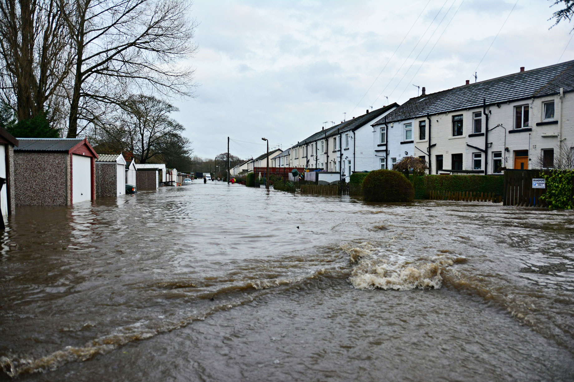 Flooding in a Neighbourhood of Townhouses