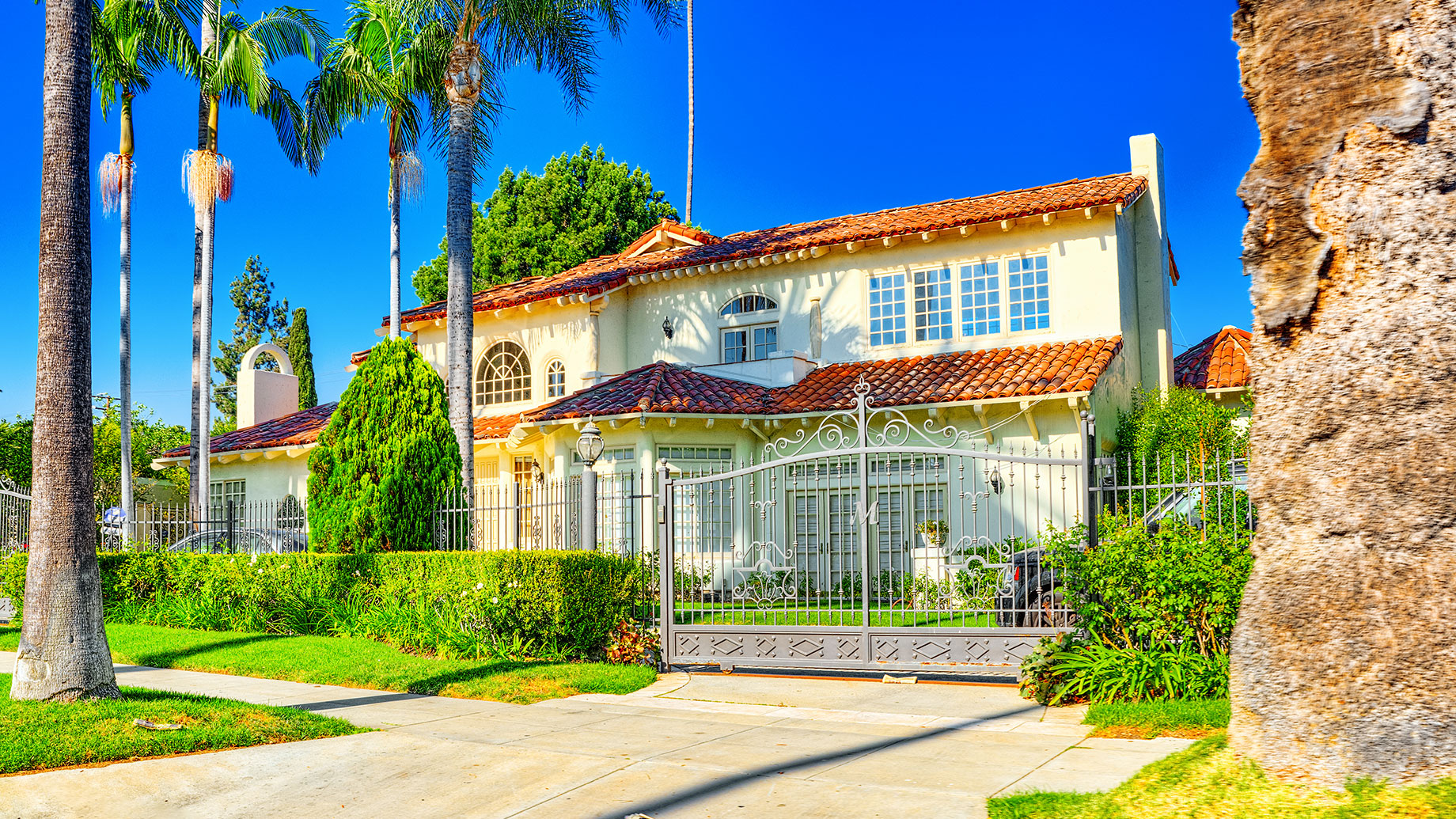 Gated Home in Beverly Hills, California, USA