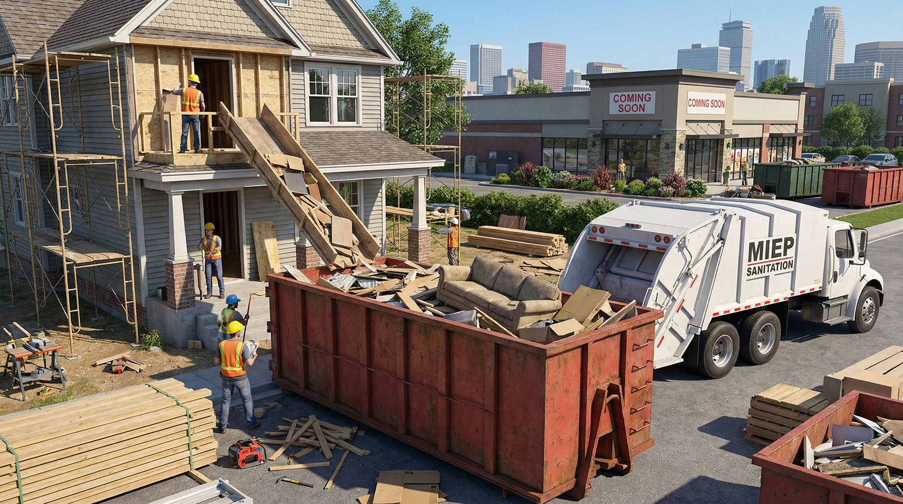 Major Home Renovation with a Dumpster Rental