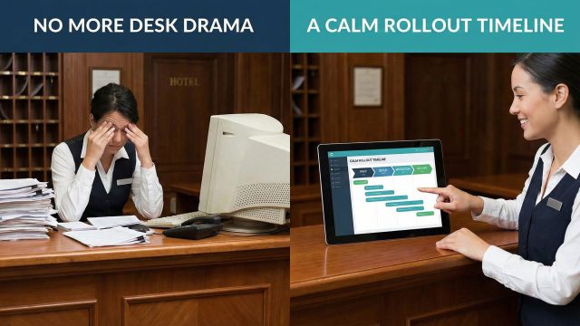 No More Desk Drama - A Calm Rollout Timeline for Front Desk Hotel Software