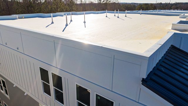 TPO Roof on an Apartment Building