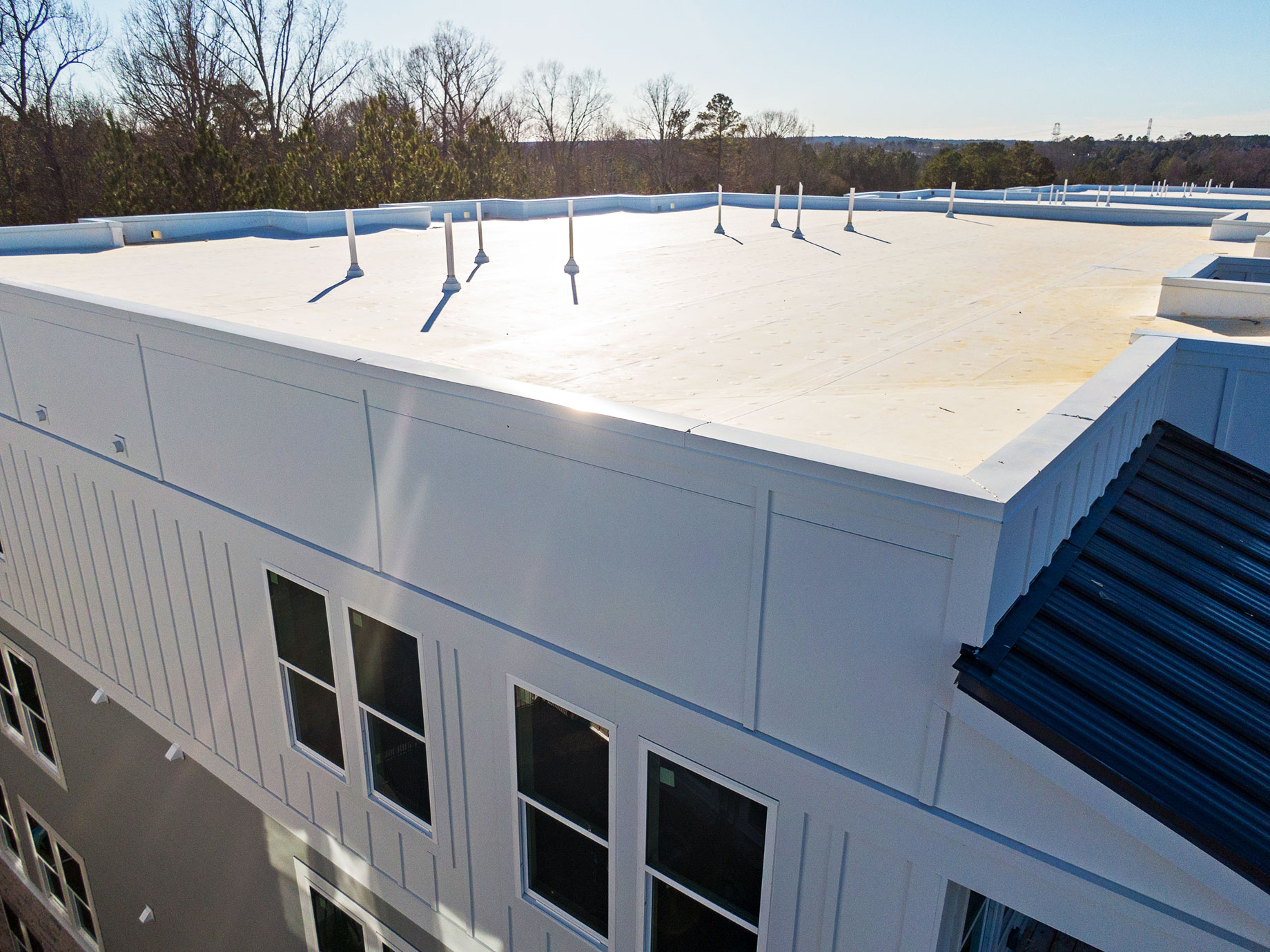 TPO Roof on an Apartment Building