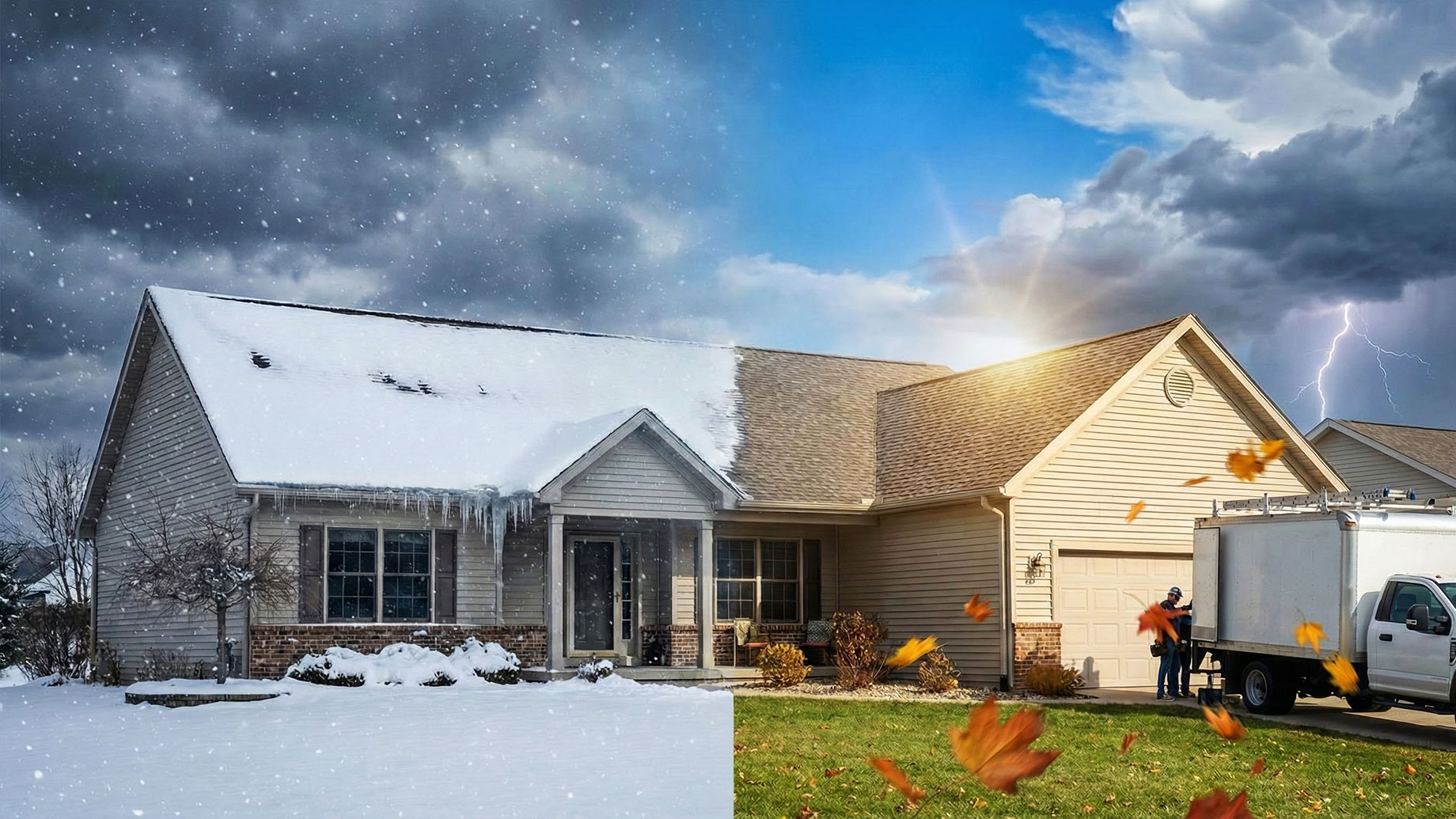 Weathering the Seasons: Indiana Home Protection in Winter and Summer