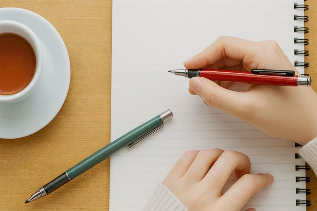 Writing on Paper with Pen