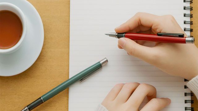 Writing on Paper with Pen