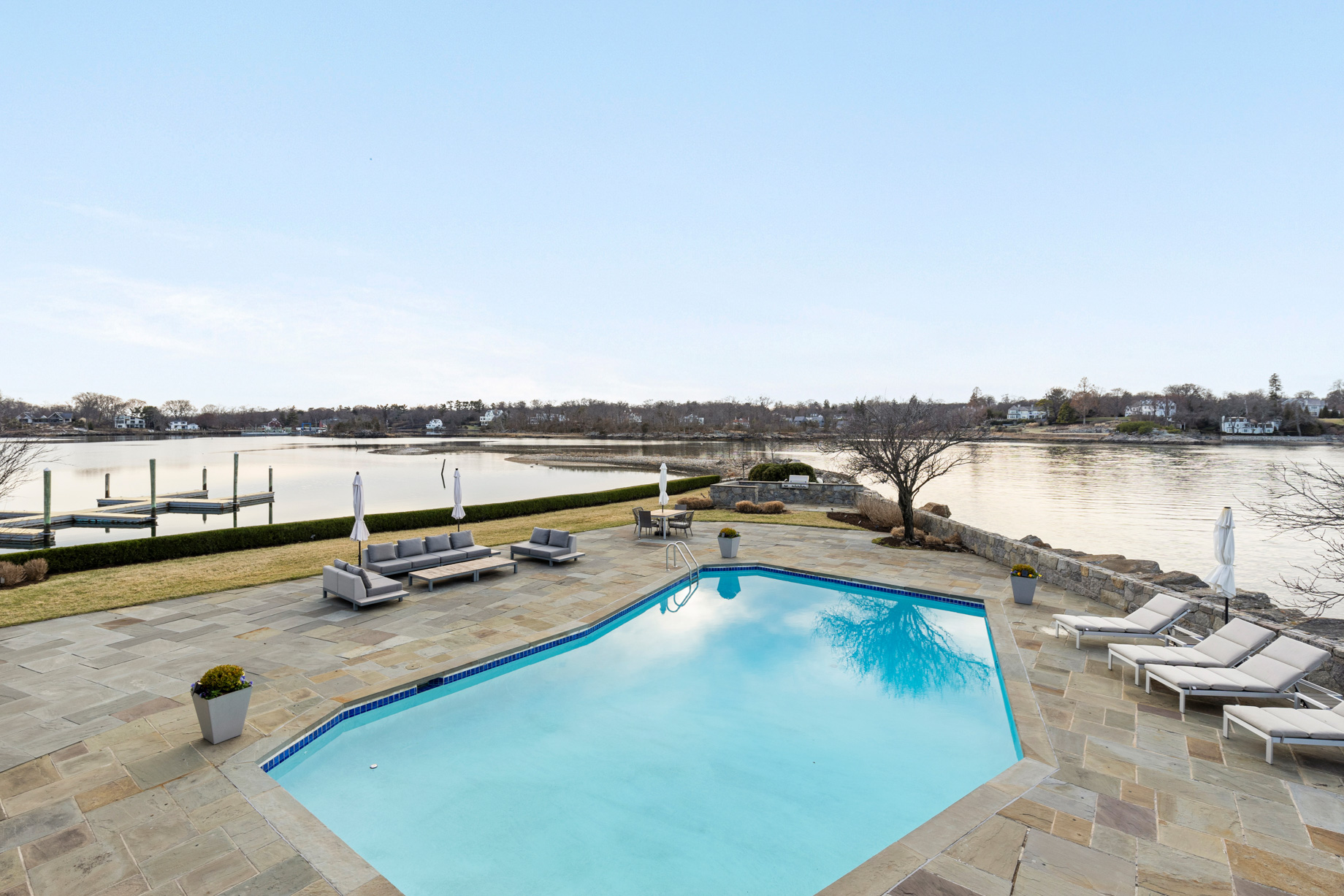 Manursing Island Waterfront Residence – 6 N Island Drive, Rye, NY, USA – 32