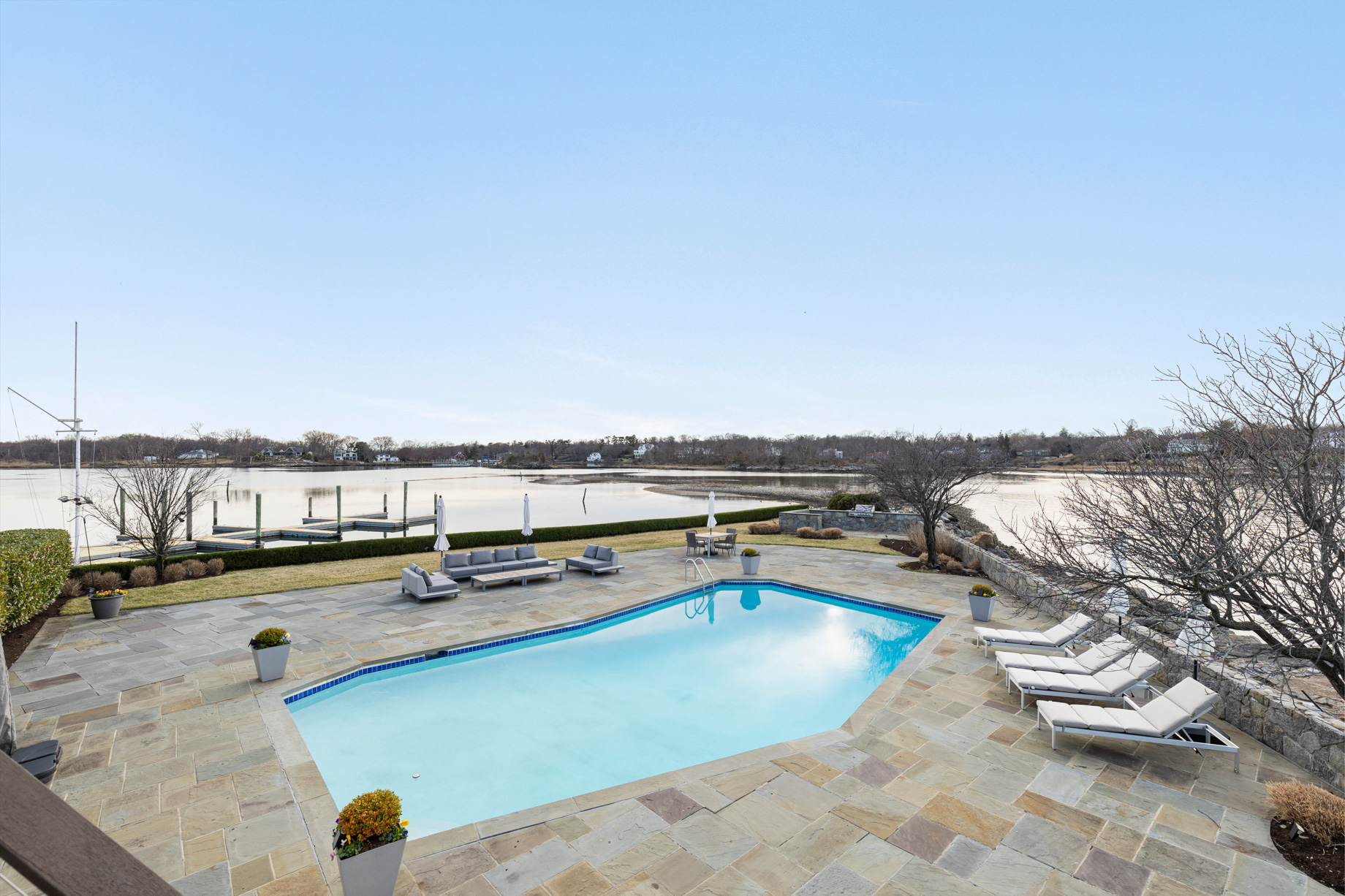 Manursing Island Waterfront Residence – 6 N Island Drive, Rye, NY, USA – 33