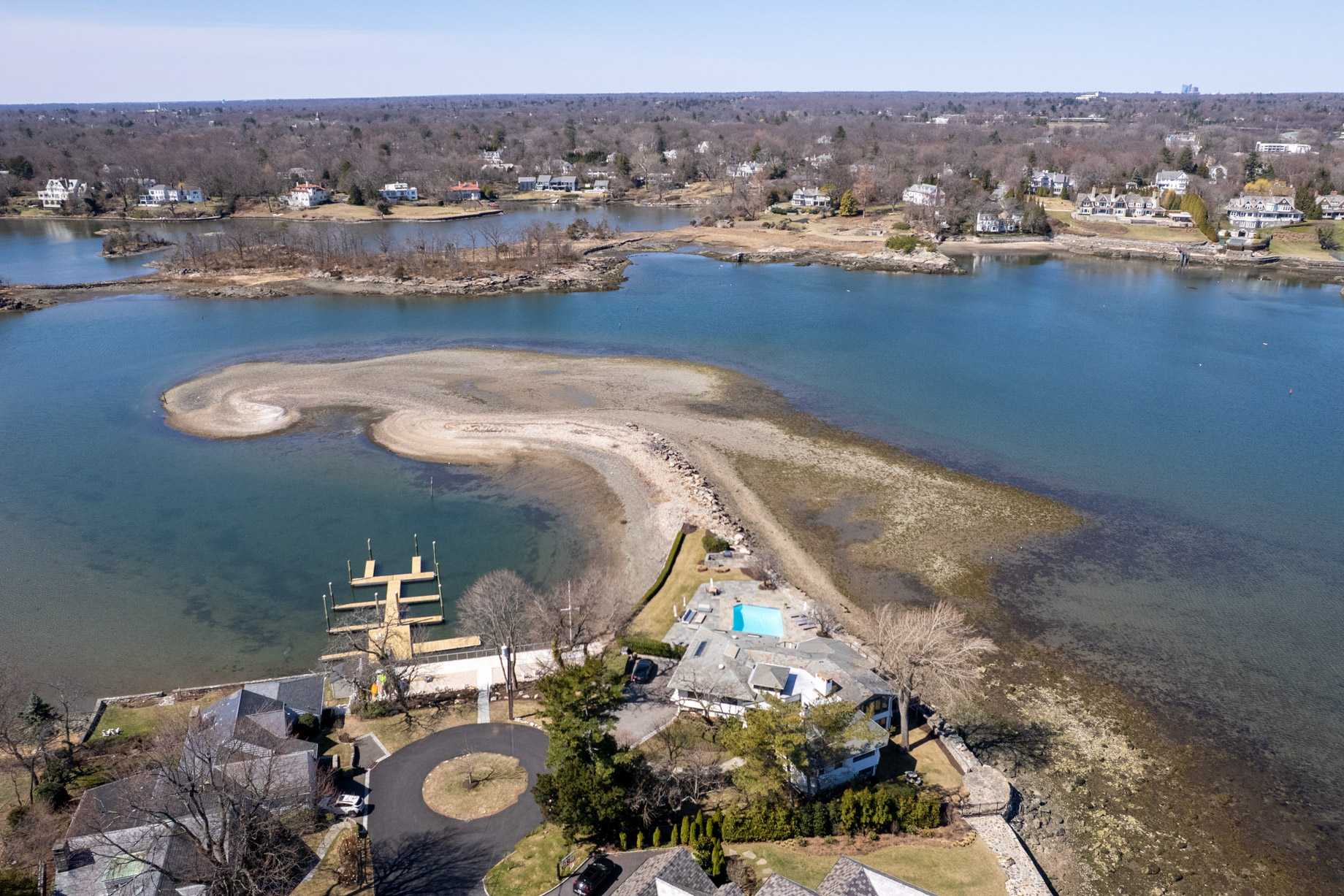 Manursing Island Waterfront Residence – 6 N Island Drive, Rye, NY, USA – 50