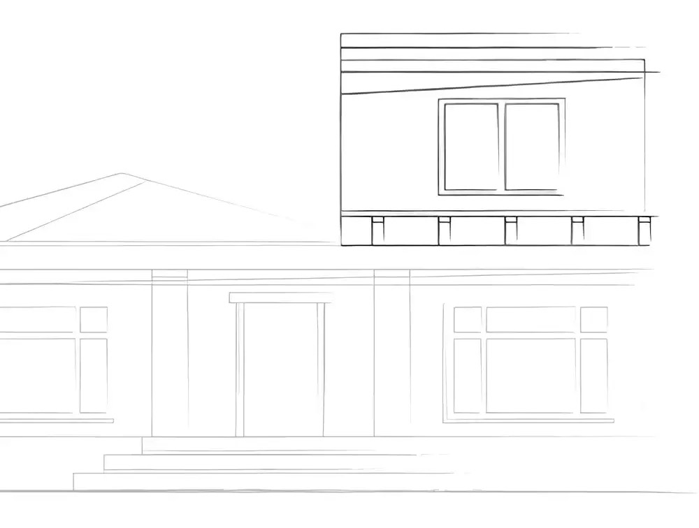 Second-Story House Addition