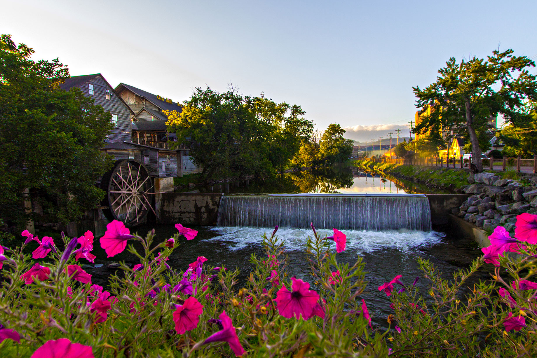 Tranquil Scenery in Pigeon Forge, Tennessee, USA