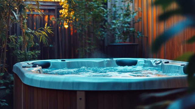 Backyard Hot Tub