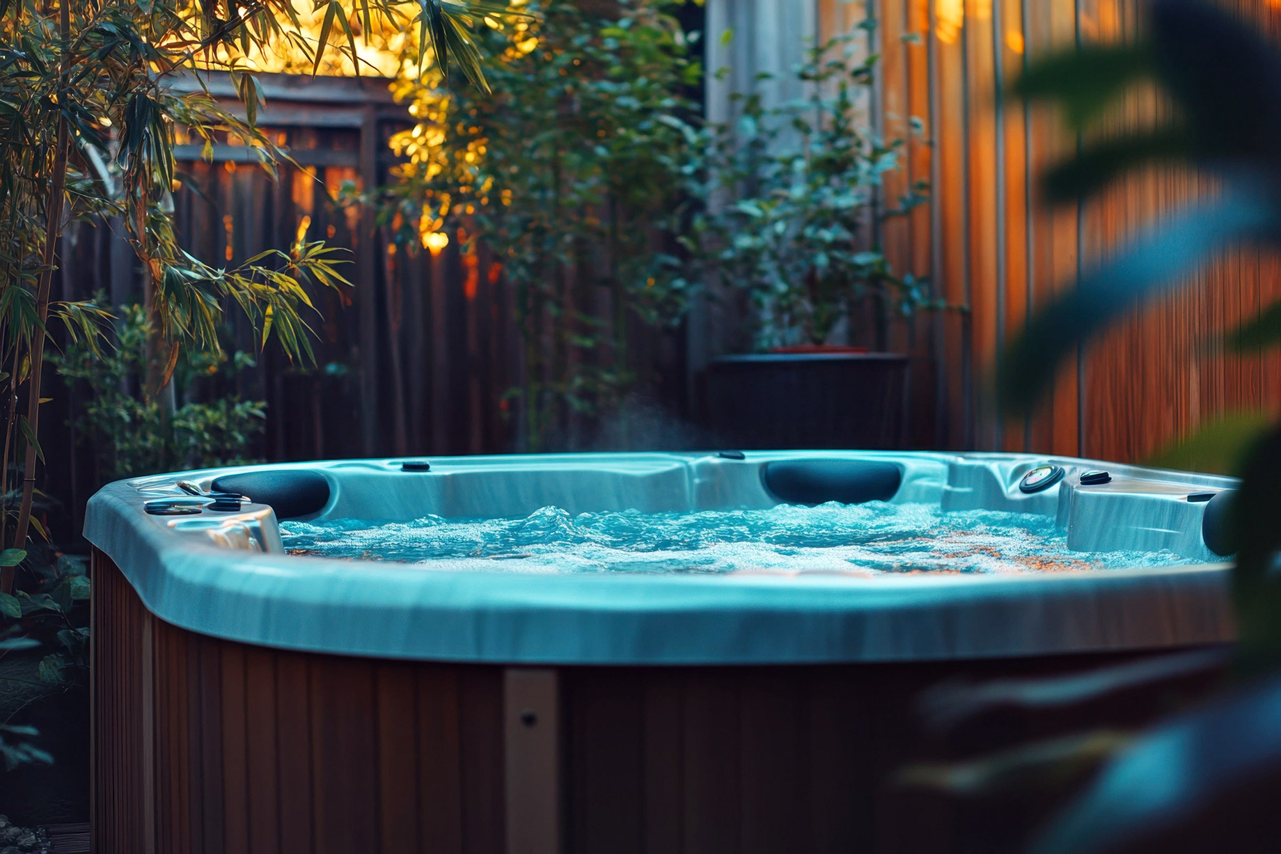Backyard Hot Tub
