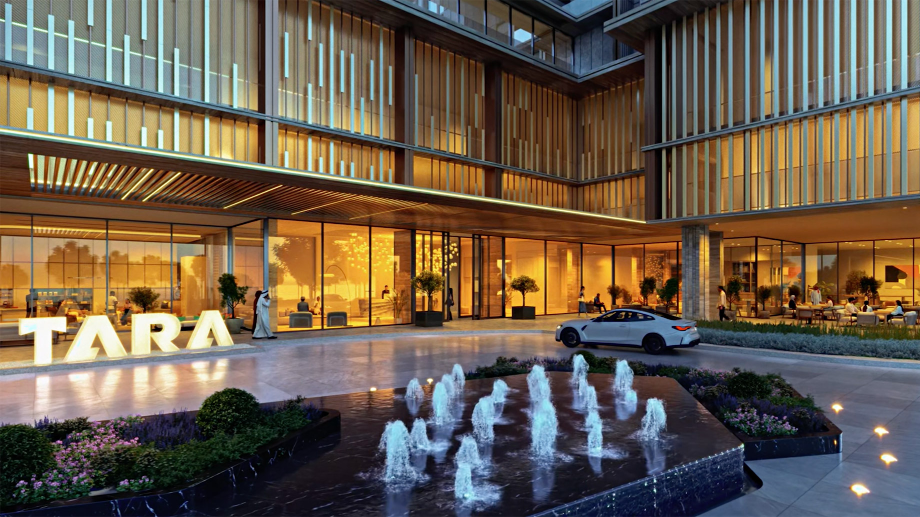 Entrance to Abu Dhabi, Tara Park - UAE New Development