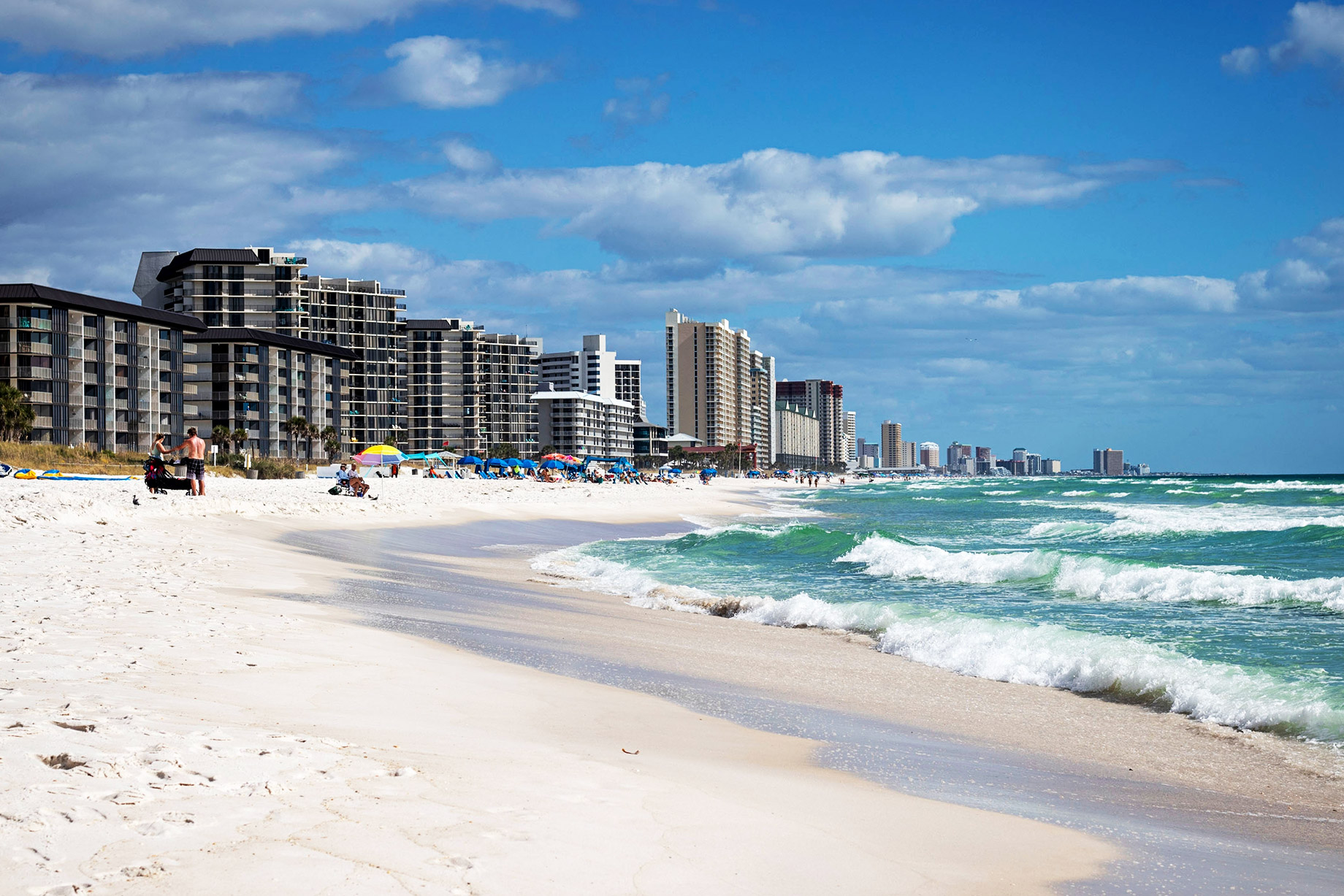 Gulf of America Waterfront Luxury Apartments and Condos in Panama Beach City, Florida, USA