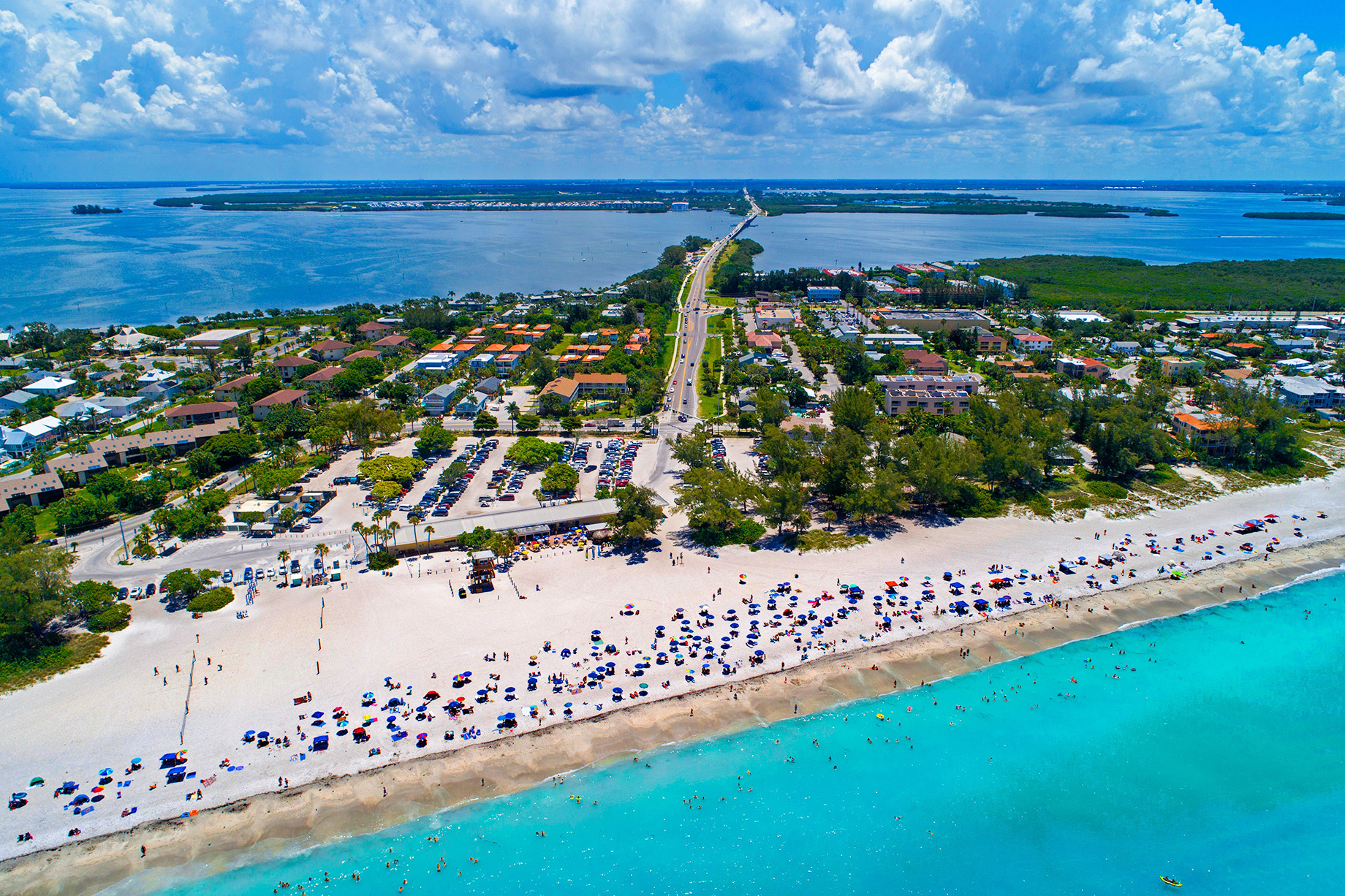 Holmes Beach on Anna Maria Island in Bradenton, Florida, USA