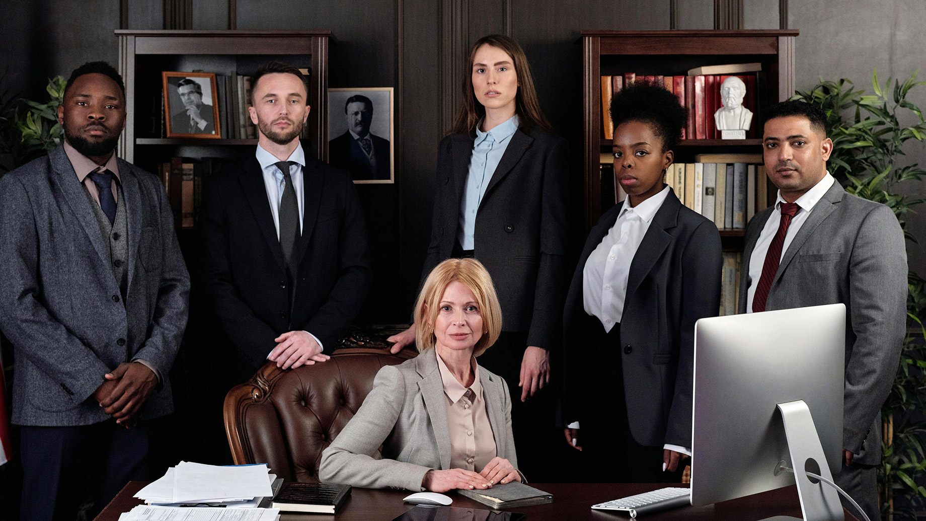 Lawyers in an Office