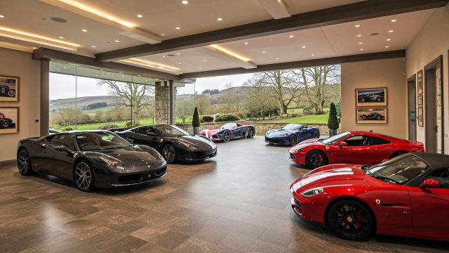 Luxury Car Collection Garage
