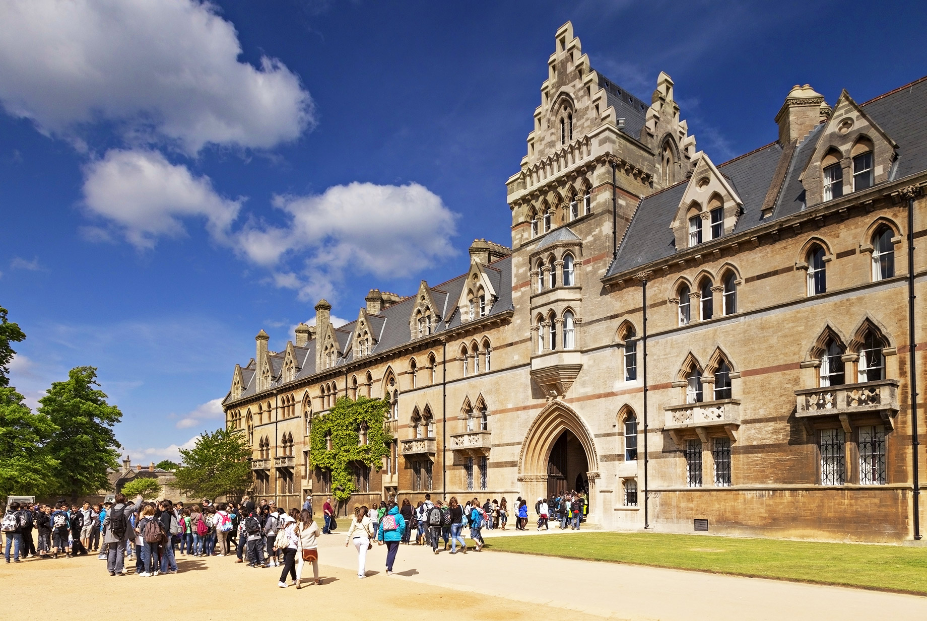 Meadow Building at Christ Church College at Oxford University in England, UK
