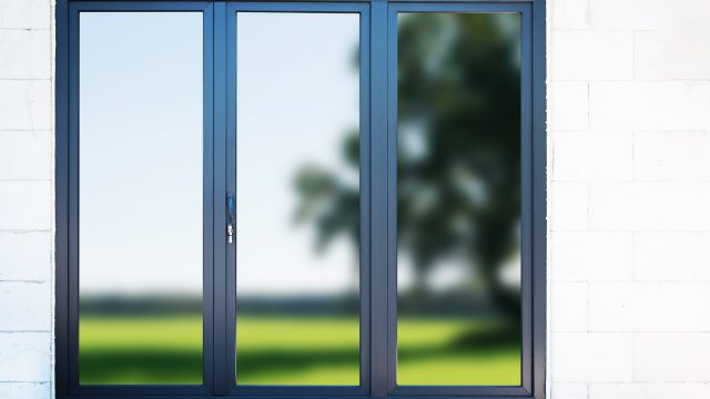 Three-Leaf Front Door of a Private House