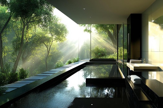 Tranquil Nature-Inspired Space