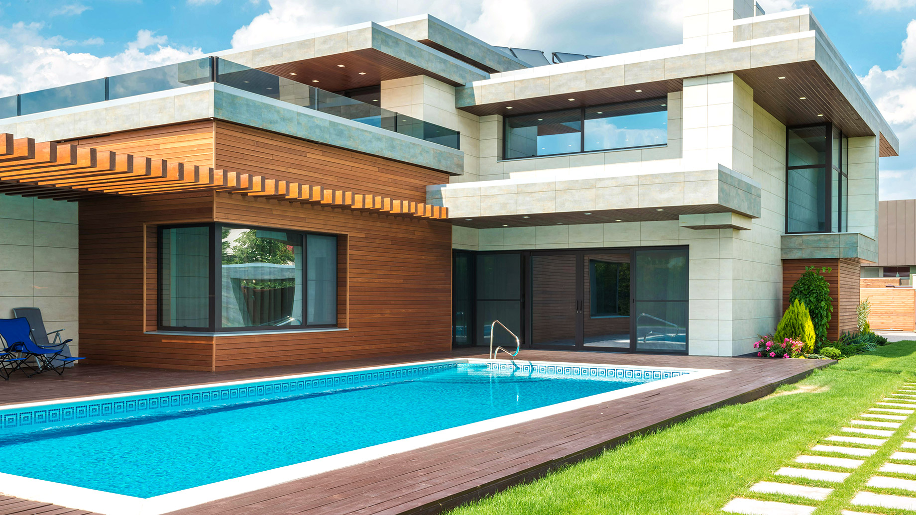 A Modern House with Swimming Pool