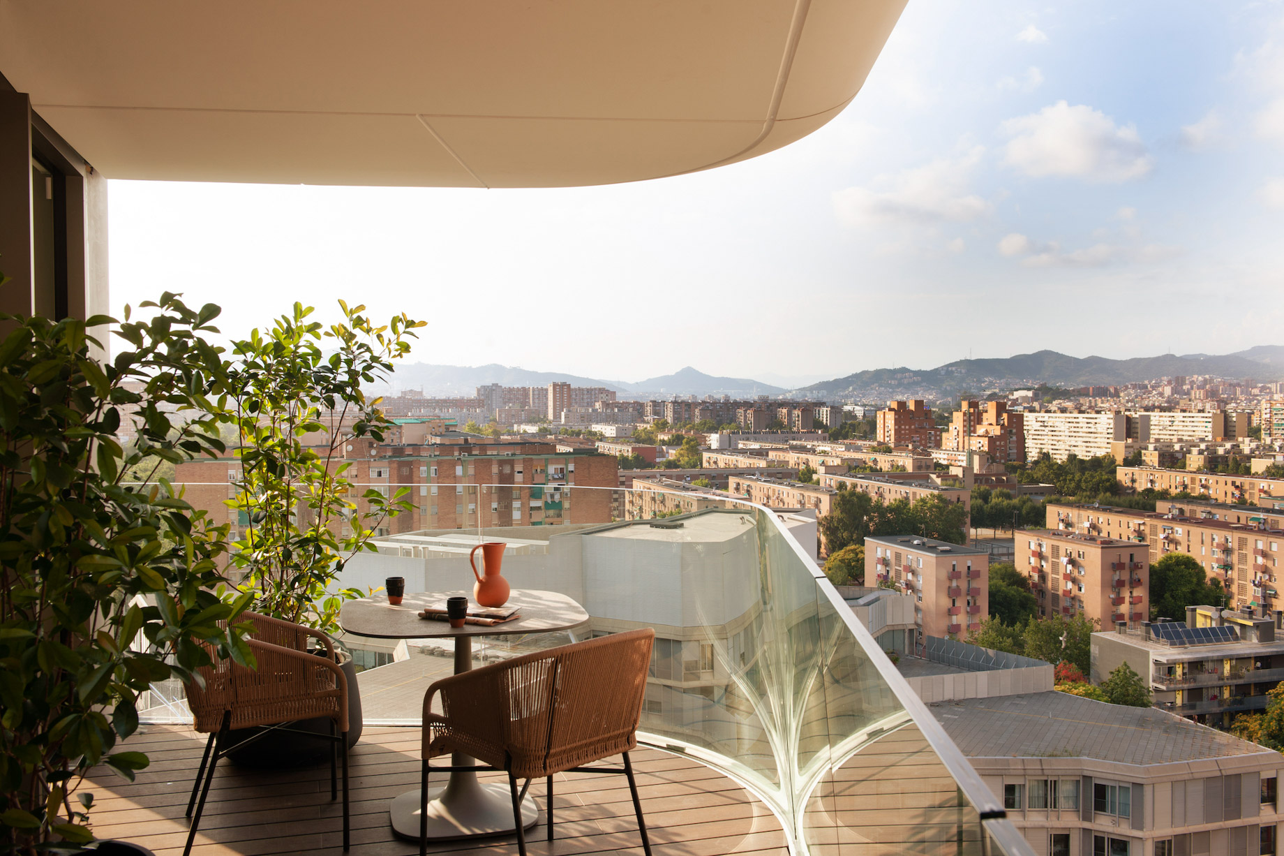 08e – Antares Barcelona – Residence 9.01 – Terrace with City View