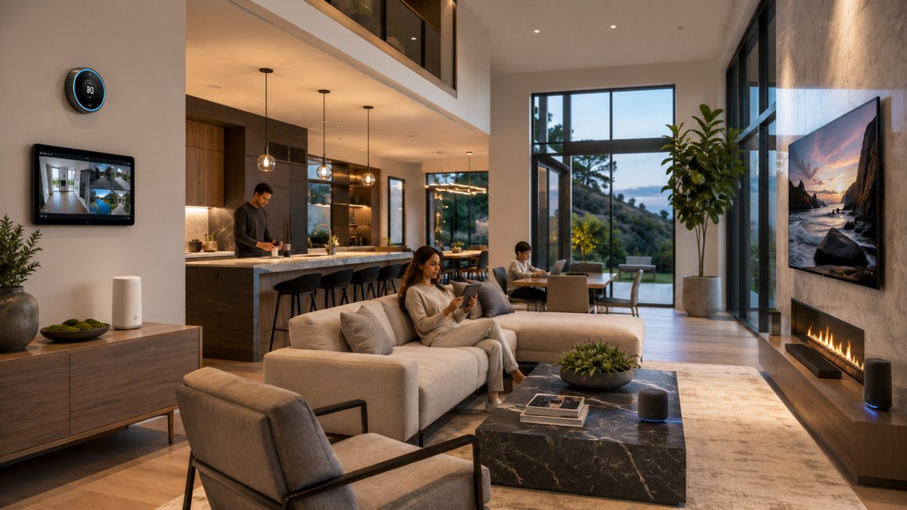 Luxury Smart Home Interior Powered by Modern Connectivity – The ...