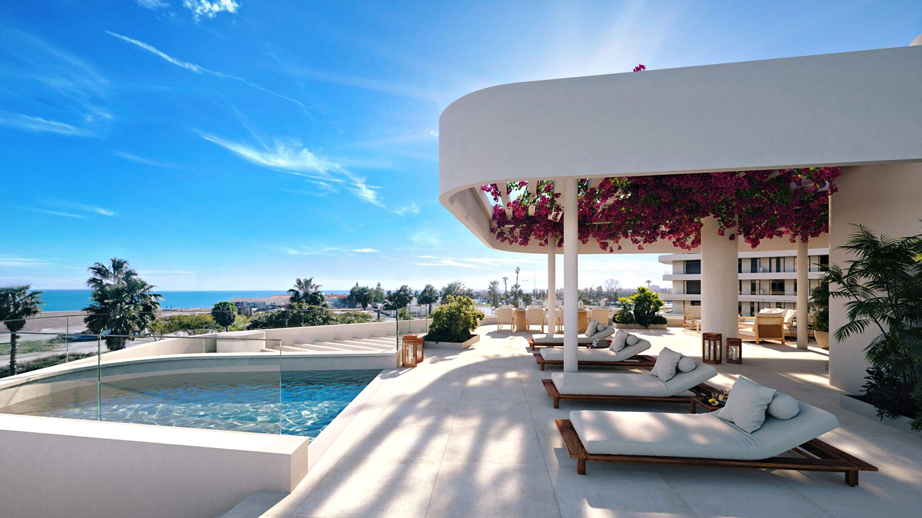 New Luxury Development Penthouse Apartment with Rooftop Pool - Costa del Sol, Spain