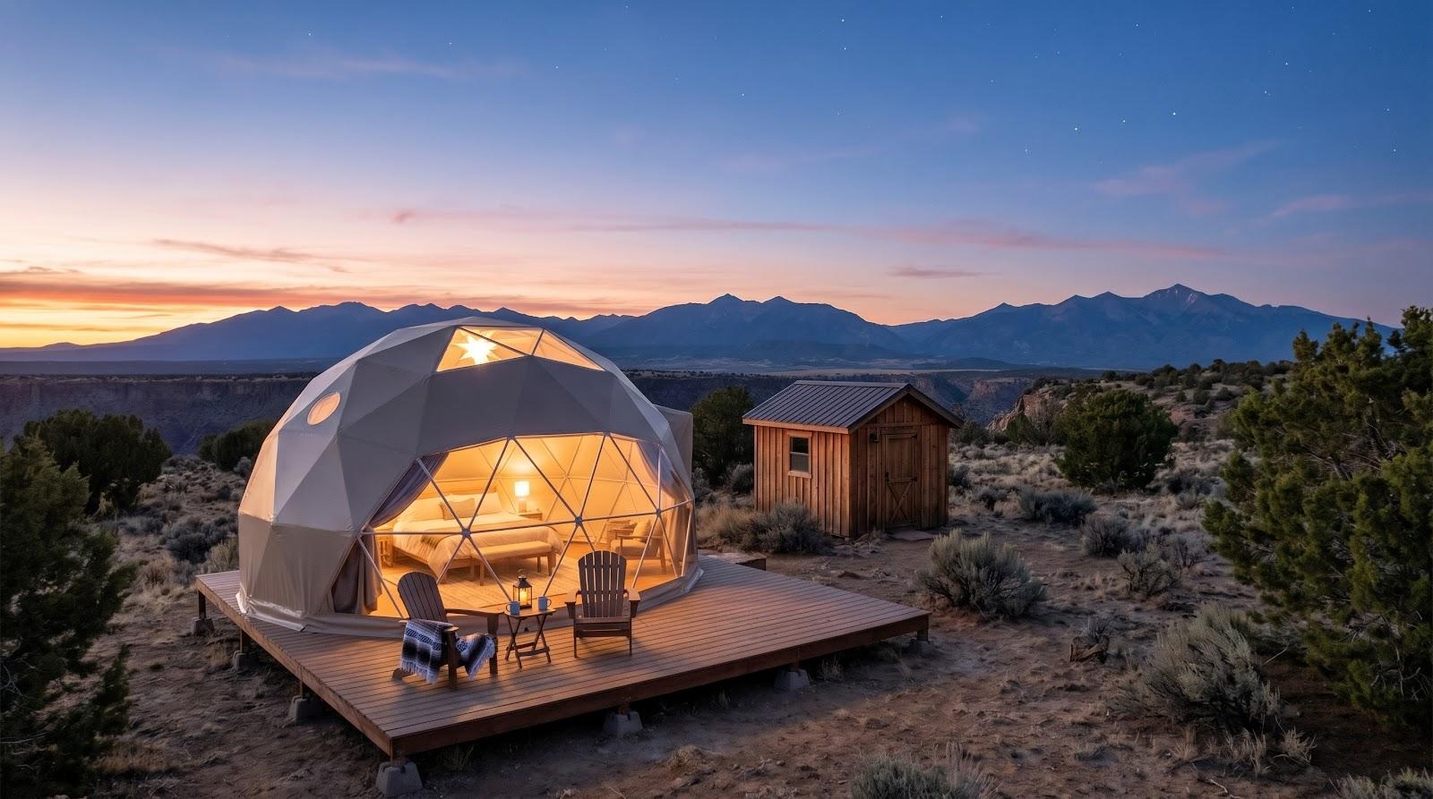 Mountain View Resort Domes and Cozy Cabins
