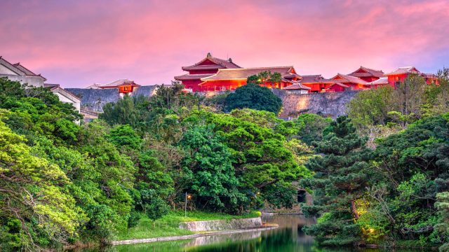 Okinawa, Japan at Shuri Castle