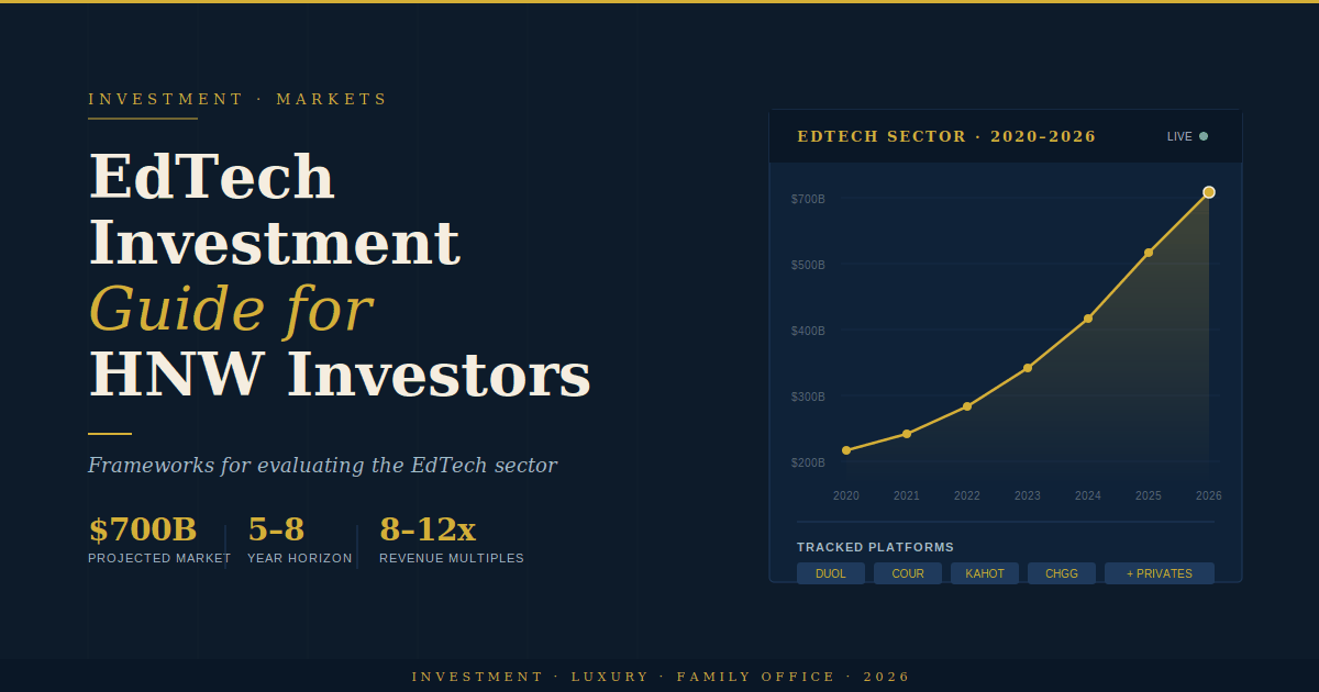 EdTech Investment: Expert Guide for HNW Investors