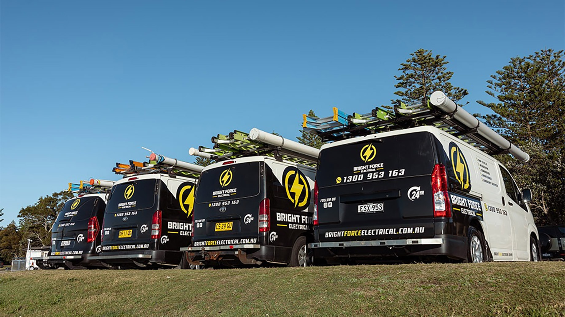 Bright Force Electrical Working Vans in Australia