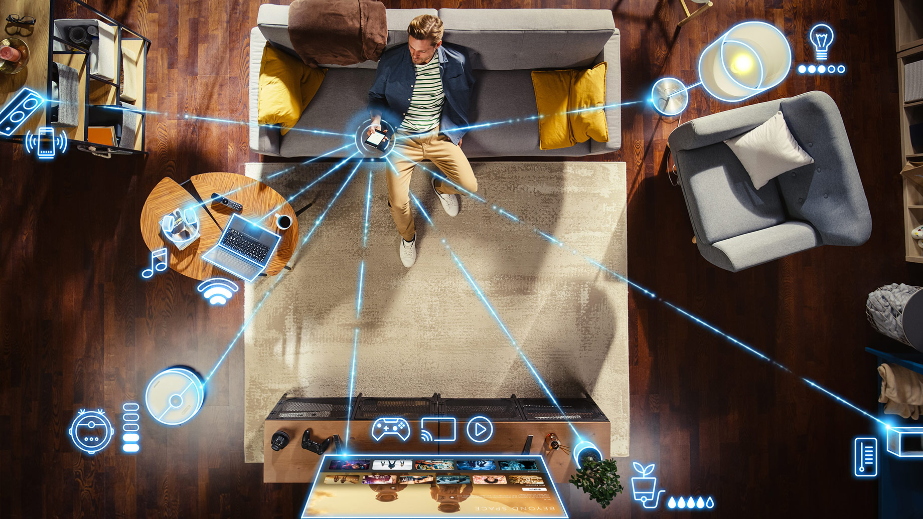 Connecting Smartphone to Convenient Smart Home System