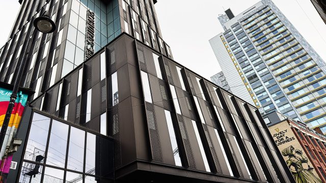 Unite Students - Urban Scene with Artisan Buildings and Towers in Manchester, UK