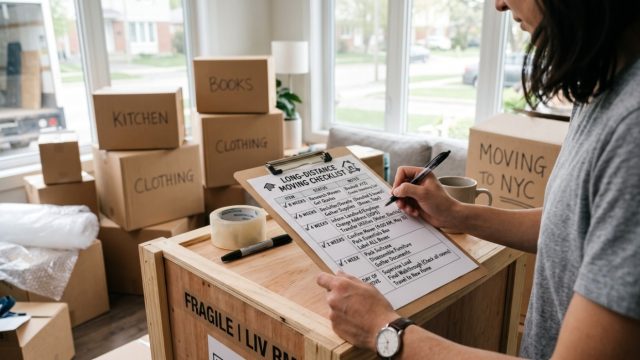 Long-Distance Moving Checklist